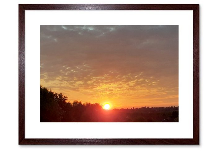 Sunset Framed Print